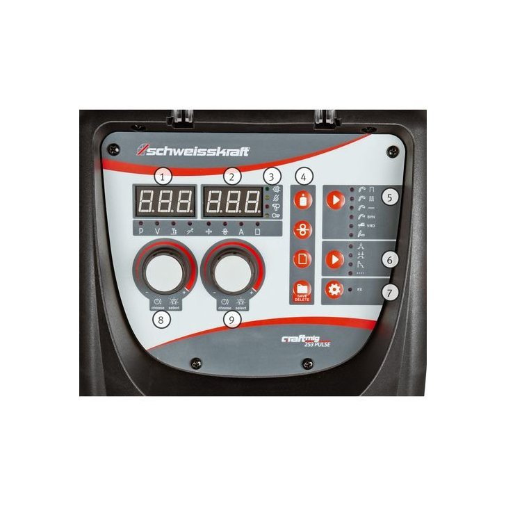 Metināšanas sistēma CRAFT-MIG 253 Pulse