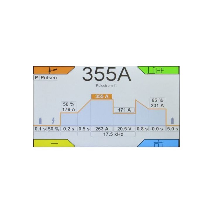 Metināšanas inventors HIGH-TIG digital 310 AC/DC