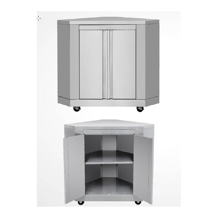 Nerūsējošā tērauda stūra skapis