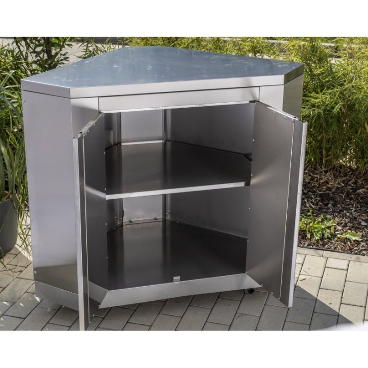 Nerūsējošā tērauda stūra skapis