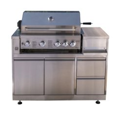 Gāzes grils ar skapi āra virtuvei 2