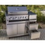 Gāzes grils ar skapi āra virtuvei