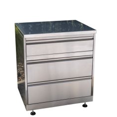 Nerūsējošā tērauda atvilktņu skapis 2