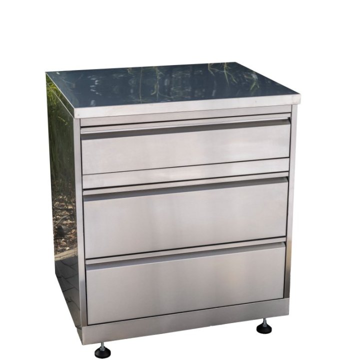 Nerūsējošā tērauda atvilktņu skapis