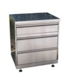 Nerūsējošā tērauda atvilktņu skapis