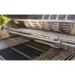 Āra virtuves gāzes grils 6 degļi ledusskapis izlietne nerūsējošais tērauds