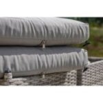 Rotangpalmas atpūtas sēdvietu komplekts, 4 gab. ar paceļamo galdu