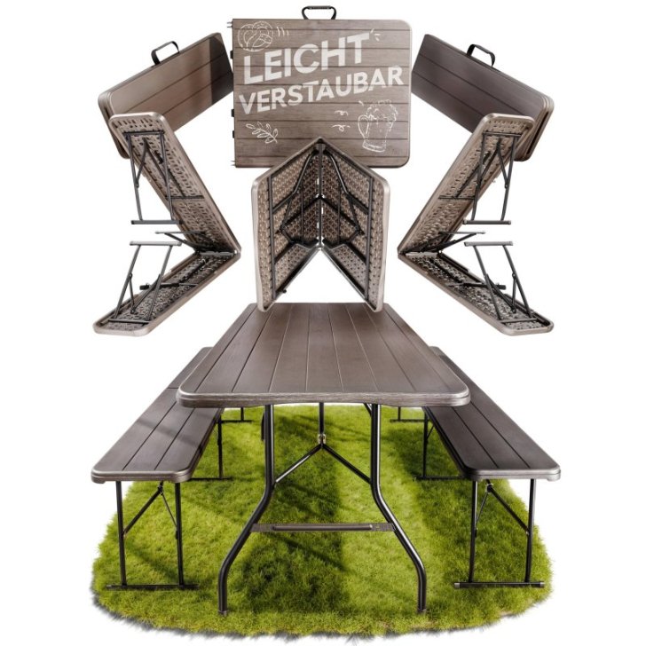 Alus telts komplekts, festivāla telšu komplekts, kempinga galds, pikniks Lisa