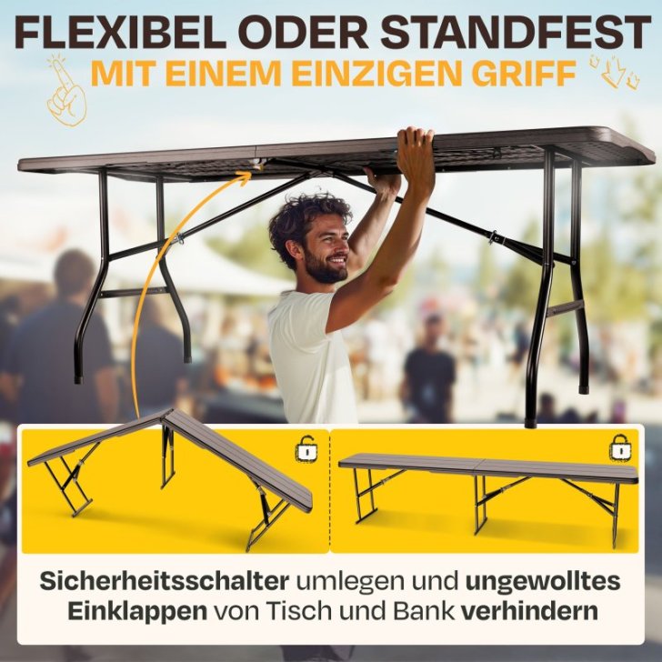 Alus telts komplekts, festivāla telšu komplekts, kempinga galds, pikniks Lisa