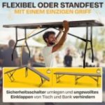 Alus telts komplekts, festivāla telšu komplekts, kempinga galds, pikniks Lisa