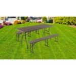 Alus telts komplekts, festivāla telšu komplekts, kempinga galds, pikniks Lisa