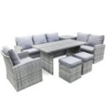 7-daļīgs dārza mēbeļu komplekts Hollywood