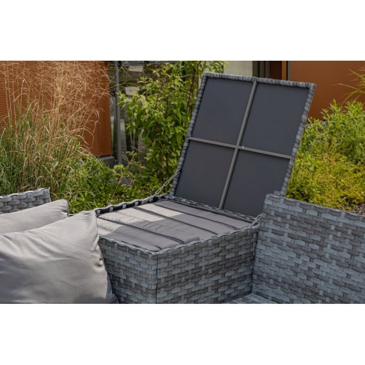 7-daļīgs dārza mēbeļu komplekts Hollywood