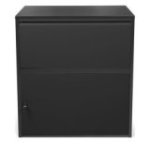 Korona Postbox XXL pakomātu kastēm un vēstulēm melna