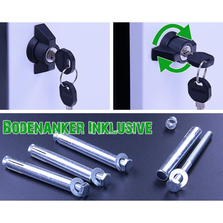 Korona Postbox XXL pakomātu kastēm un vēstulēm melna