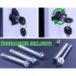 Korona Postbox XXL pakomātu kastēm un vēstulēm melna