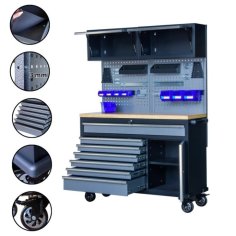 Mobilie darbnīcas ratiņi Viber-System M1360 instrumentu ratiņi