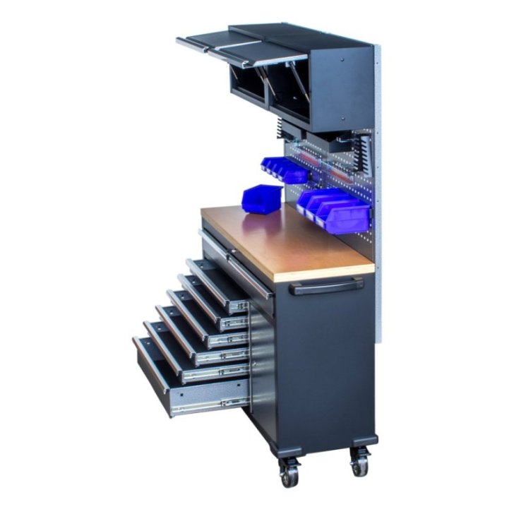 Mobilie darbnīcas ratiņi Viber-System M1360 instrumentu ratiņi