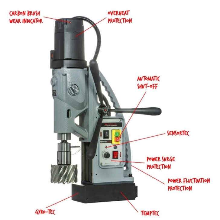 Magnētiskā urbjmašīna ECO.100S+/TD