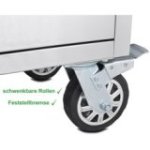 130 cm nerūsējošā tērauda darbnīcas ratiņi ar 4 atvilktnēm (48")