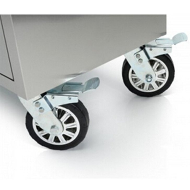 198 cm nerūsējošā tērauda darbnīcas ratiņi ar 15 atvilktnēm