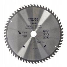 Zāģripa kokam 300x30mm Z60 TCT FASTER TOOLS