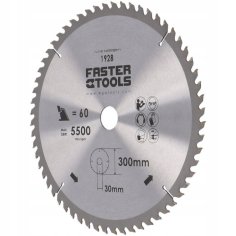 Zāģripa kokam 300x30mm Z60 TCT FASTER TOOLS 2