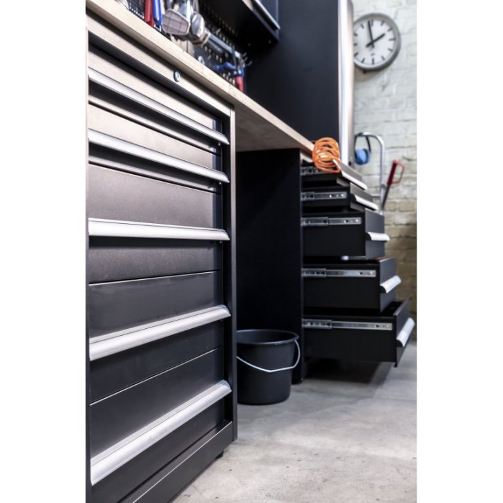 XXL vīriešu virtuves darbnīcas aprīkojums, 325 cm, 9 daļas