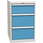 Pamata konteiners ar 3 atvilktnēm