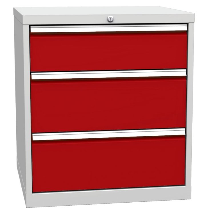 Atvilktņu konteiners ar 3 atvilktnēm