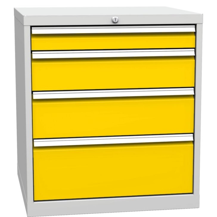 Atvilktņu konteiners ar 4 atvilktnēm