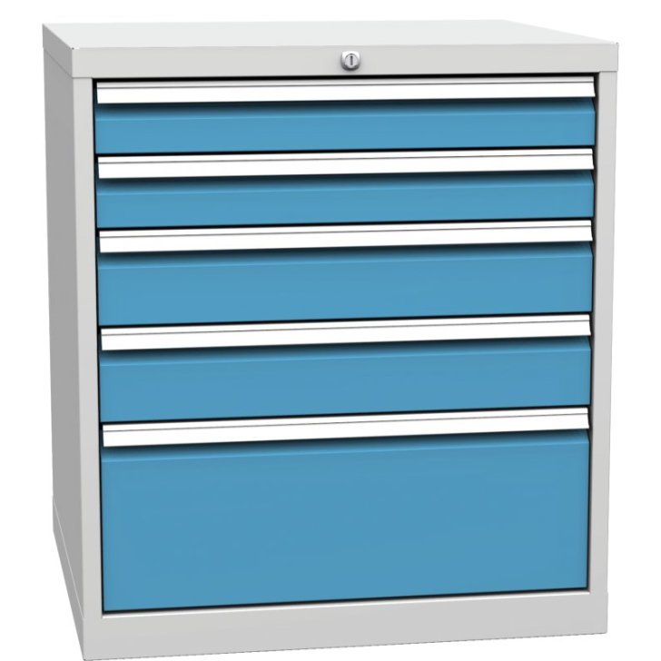 Atvilktņu konteiners ar 5 atvilktnēm