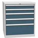 Atvilktņu konteiners ar 5 atvilktnēm