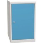 Pamata konteiners ar 1 durvīm un 2 plauktiem