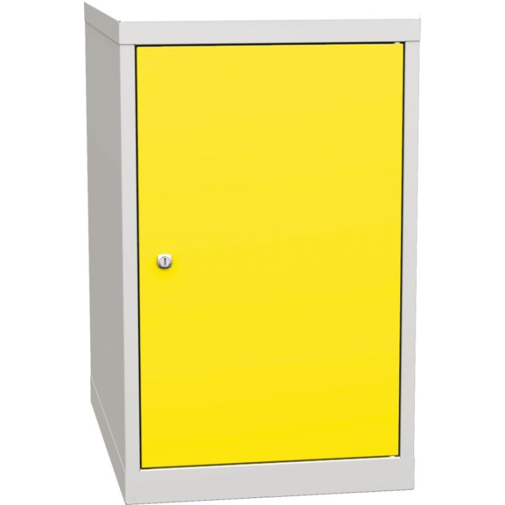 Pamata konteiners ar 1 durvīm un 2 plauktiem