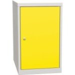 Pamata konteiners ar 1 durvīm un 2 plauktiem