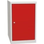 Pamata konteiners ar 1 durvīm un 2 plauktiem