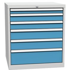 Atvilktņu konteiners ar 6 atvilktnēm