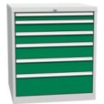 Atvilktņu konteiners ar 6 atvilktnēm