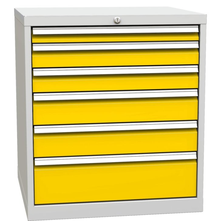 Atvilktņu konteiners ar 6 atvilktnēm