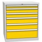 Atvilktņu konteiners ar 6 atvilktnēm