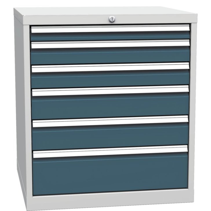 Atvilktņu konteiners ar 6 atvilktnēm