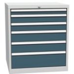 Atvilktņu konteiners ar 6 atvilktnēm