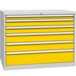 Atvilktņu konteiners ar 6 atvilktnēm