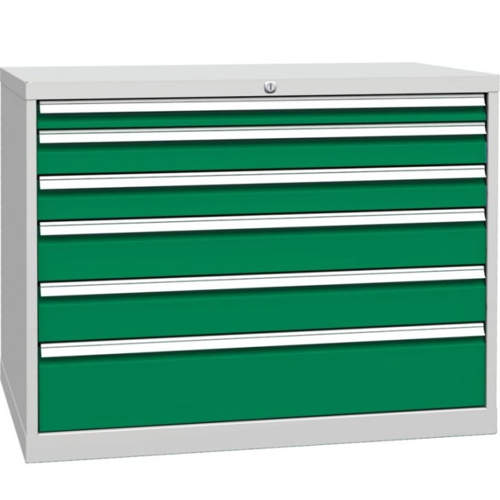 Atvilktņu konteiners ar 6 atvilktnēm