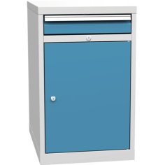 Pamata kombinētais konteiners ar 1 durvīm, 1 plauktu un 1 atvilktni