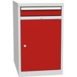 Pamata kombinētais konteiners ar 1 durvīm, 1 plauktu un 1 atvilktni