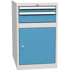 Pamata kombinētais konteiners ar 1 durvīm, 1 plauktu un 2 atvilktnēm 2