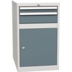 Pamata kombinētais konteiners ar 1 durvīm, 1 plauktu un 2 atvilktnēm