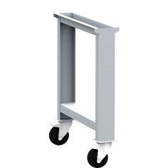 Ritošā kāja ar 2 griežamiem riteņiem ar bremzēm 2